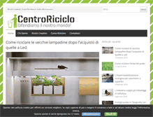 Tablet Screenshot of centroriciclo.eu